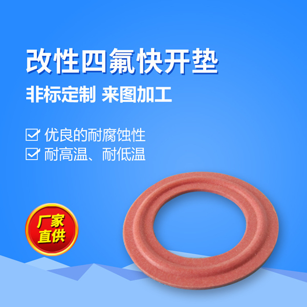 改性四氟快開墊 鐵氟龍密封件 RPTFE改性密封圈 快開球閥密封片